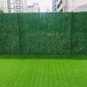 Yeşil Çimli Çit Bahçe Çitleri